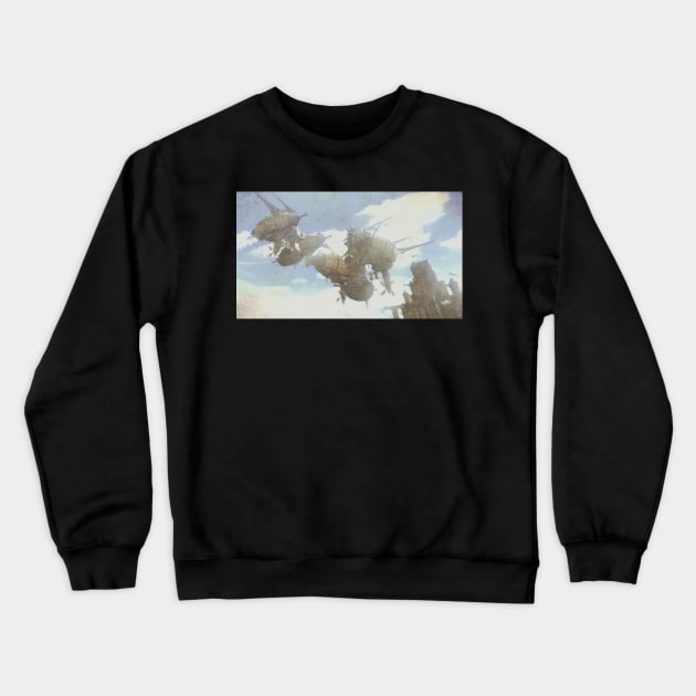 Airship - 飞艇 Crewneck Sweatshirt by foxxya